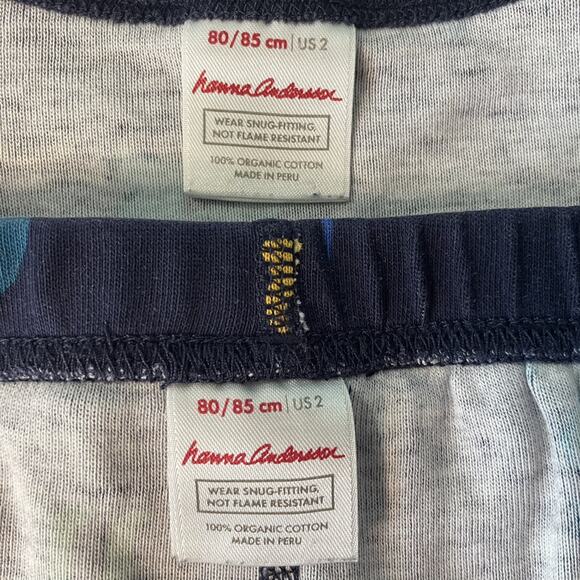 📍Hanna Andersson Organic Legendary Critters Pajamas 2 80/85cm - Picture 5 of 9